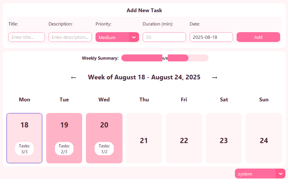 preview image of Weekly Planner